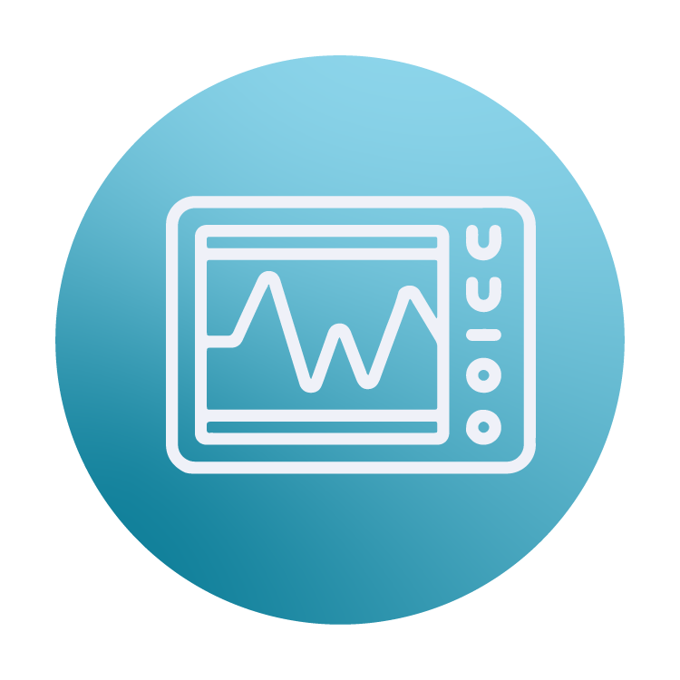 Testing equipment icon